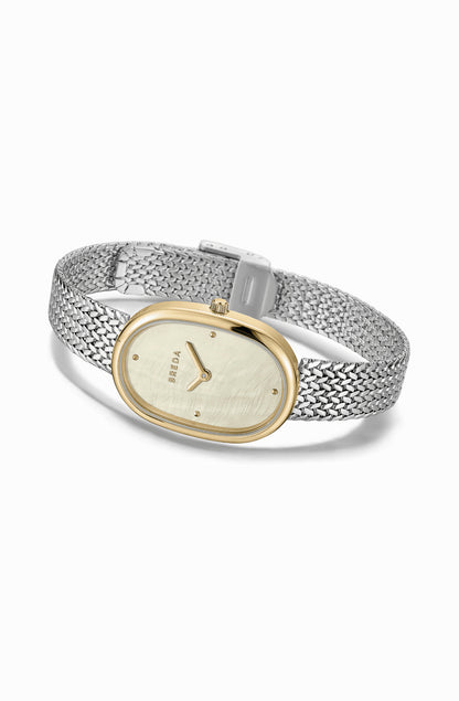 BREDA JANE TWO TONED TETHERED WATCH
