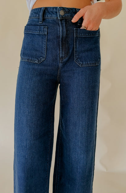 SILVER VINTAGE WIDE LEG JEAN