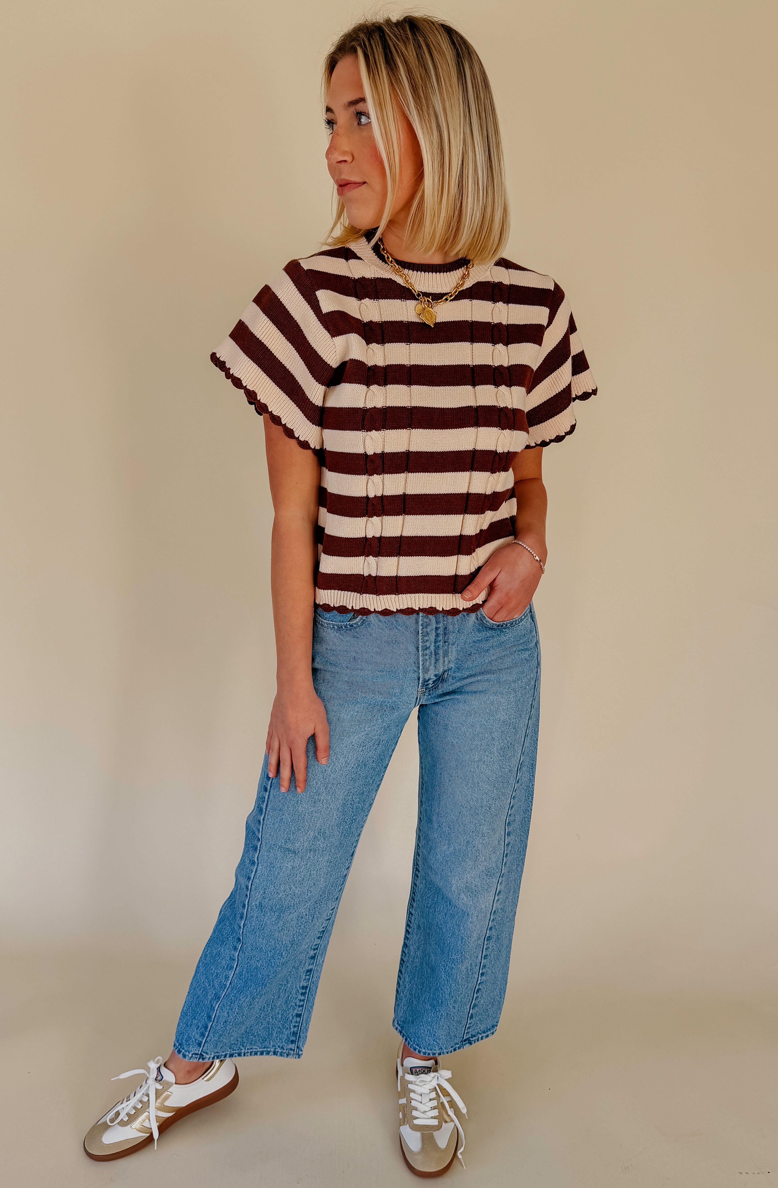 THE PEYTON STRIPED SWEATER