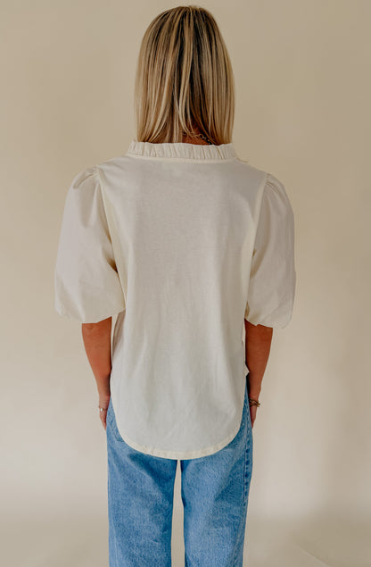 MADE THE DAY MIXED BLEND BLOUSE