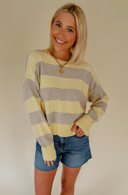 Z SUPPLY CIRRUS STRIPE SWEATER