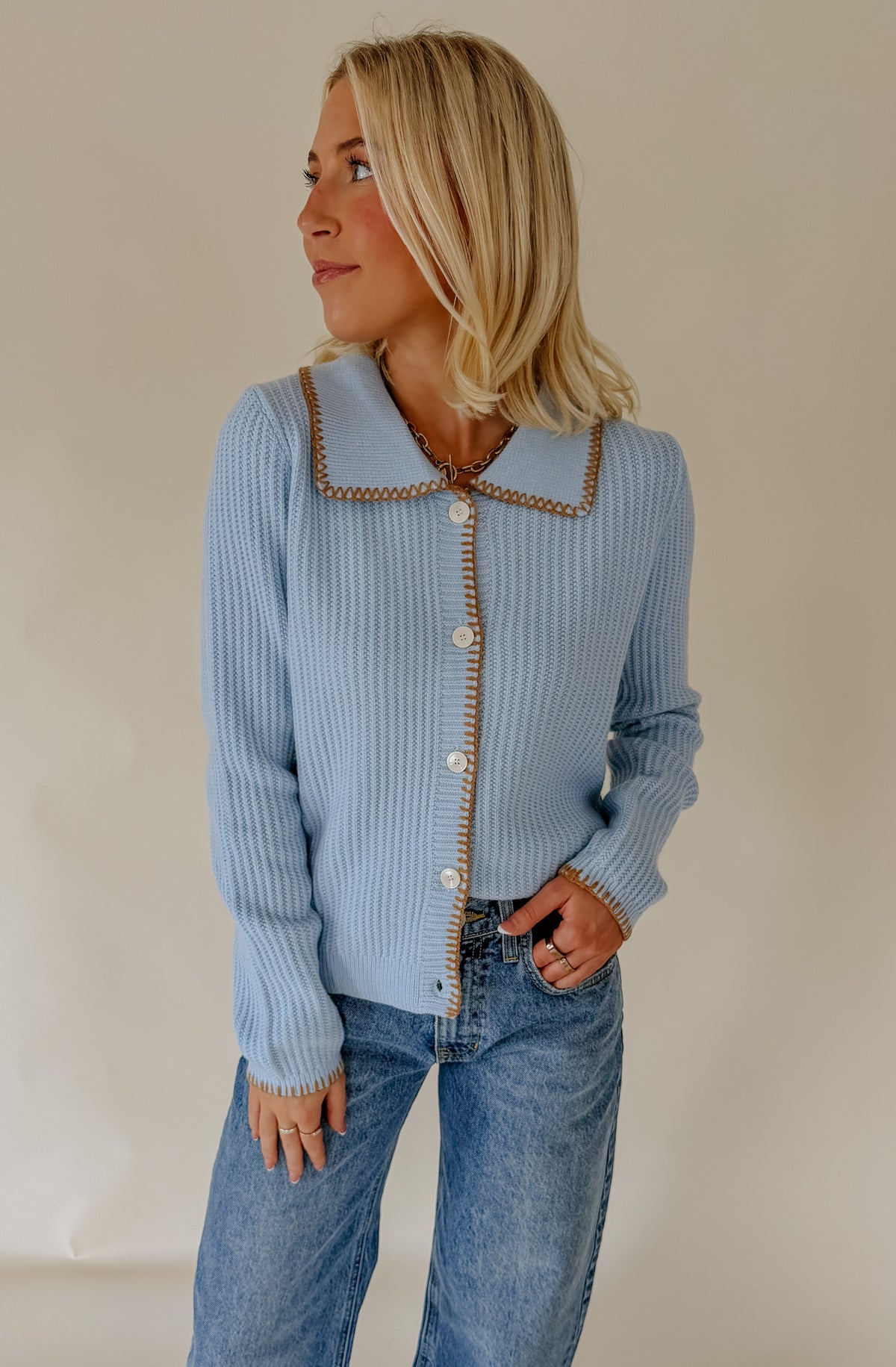 THE PIPER COLLARED SWEATER