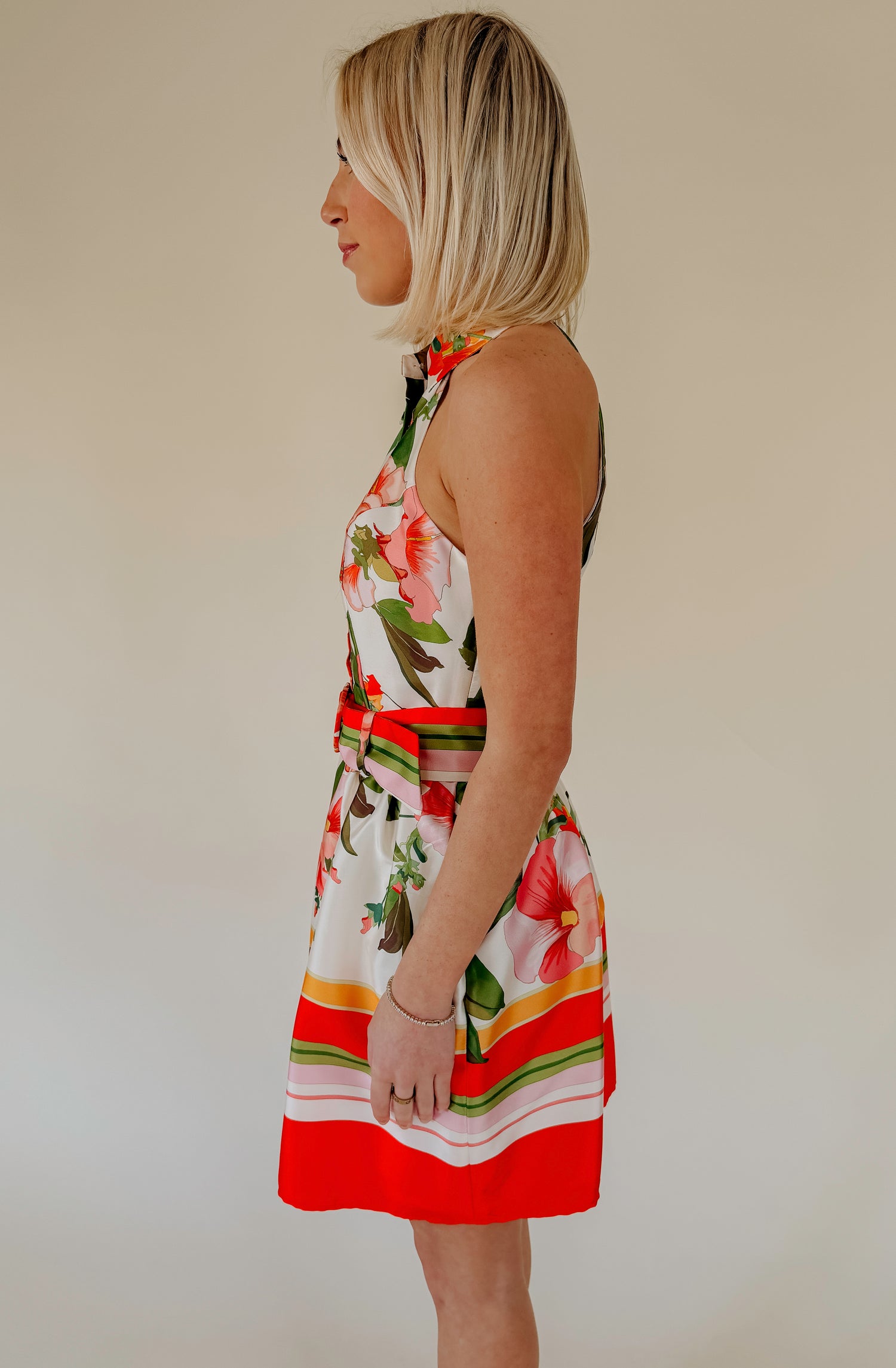 LAVENDER BROWN RAYNA DRESS