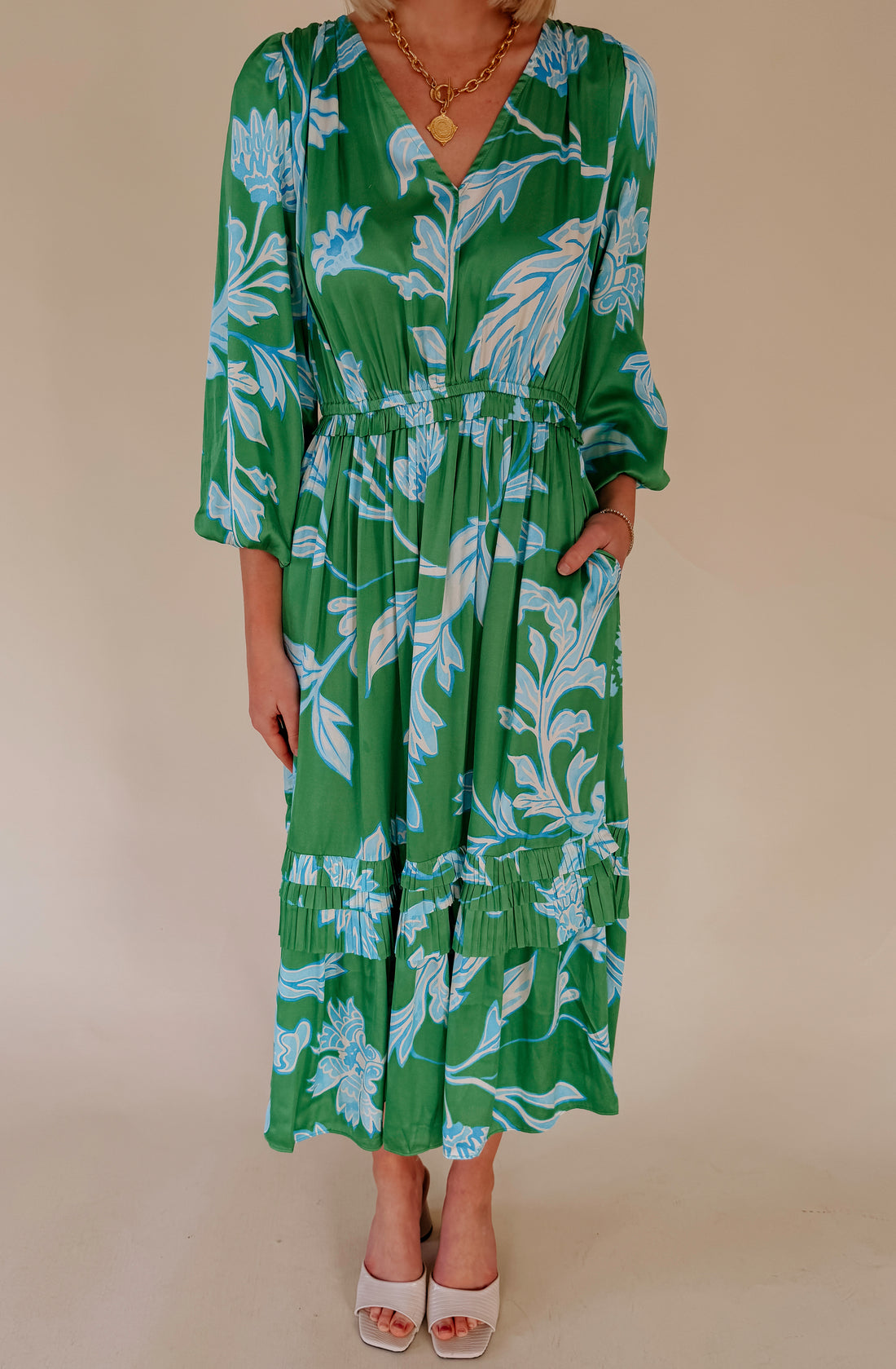 IN SEASON FLORAL MIDI