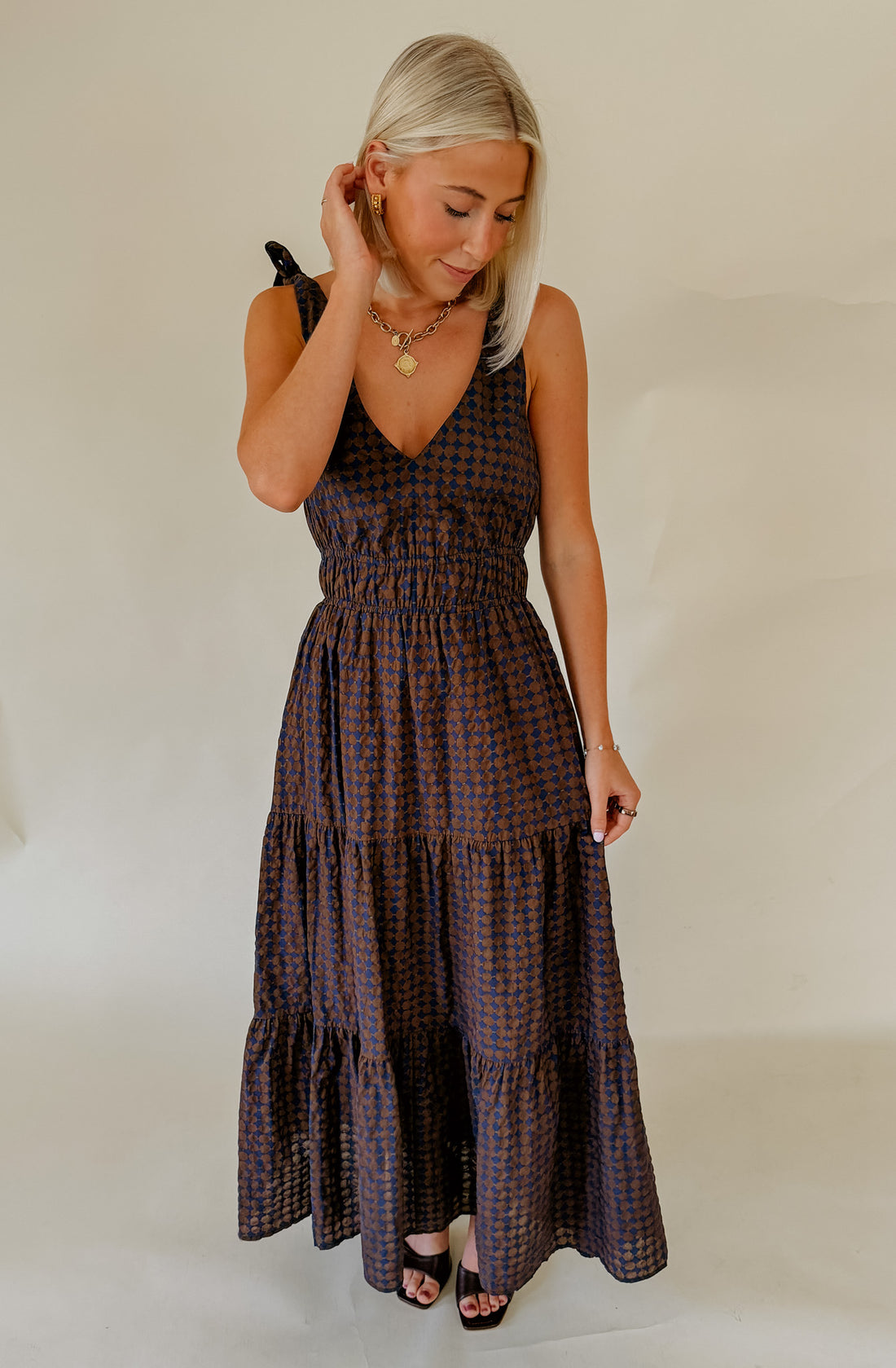 TIE AGAIN MIDI DRESS
