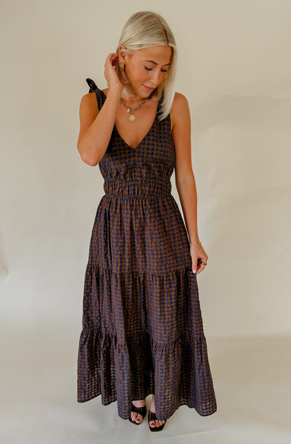 TIE AGAIN MIDI DRESS