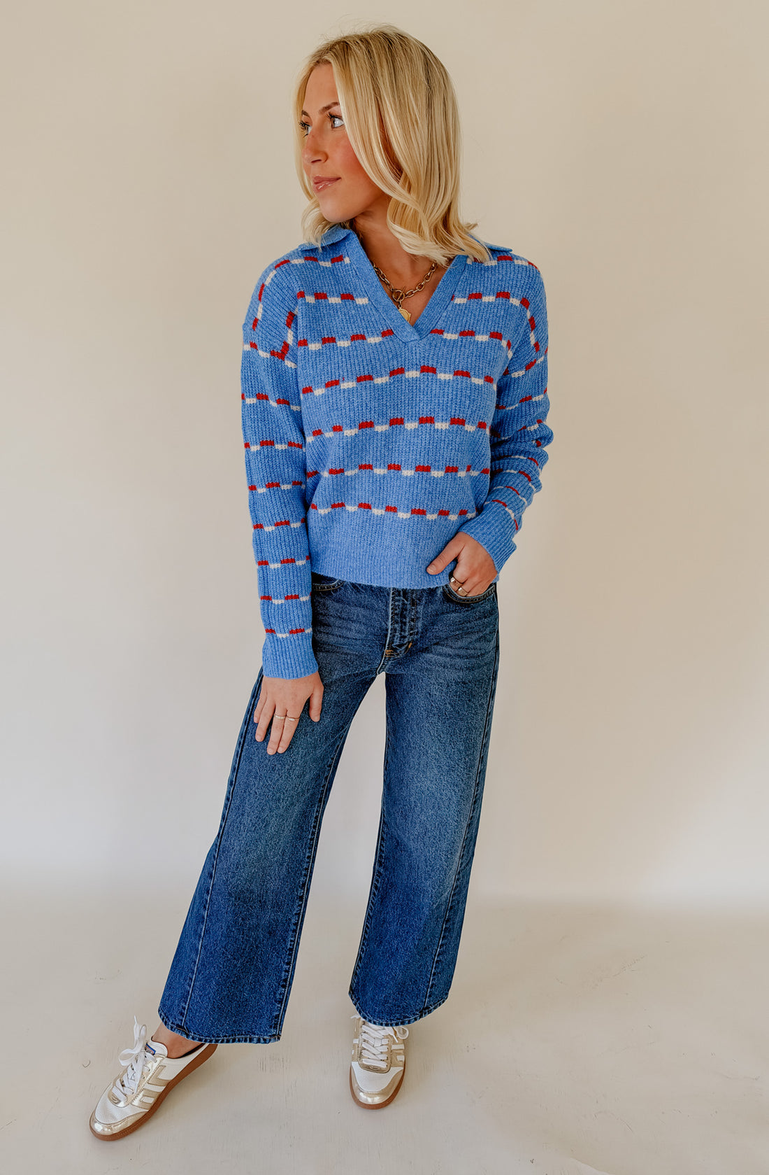THE FAYE COLLARED SWEATER