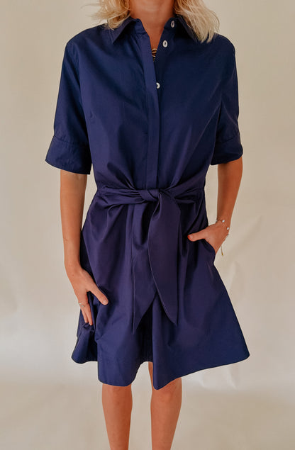 THE ARABELLA POPLIN BLEND MINI DRESS