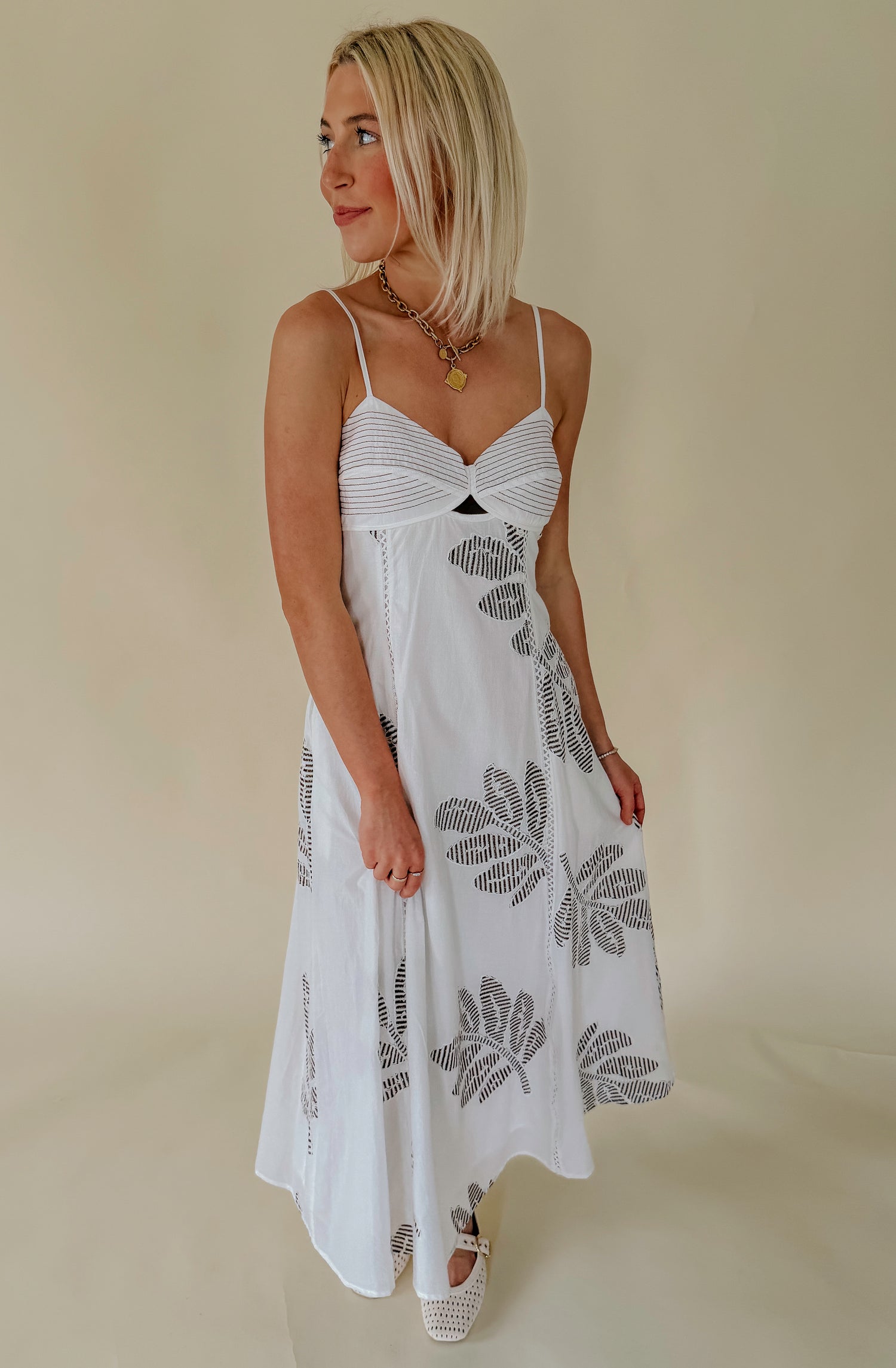 CIEBON BIANCA MIDI DRESS