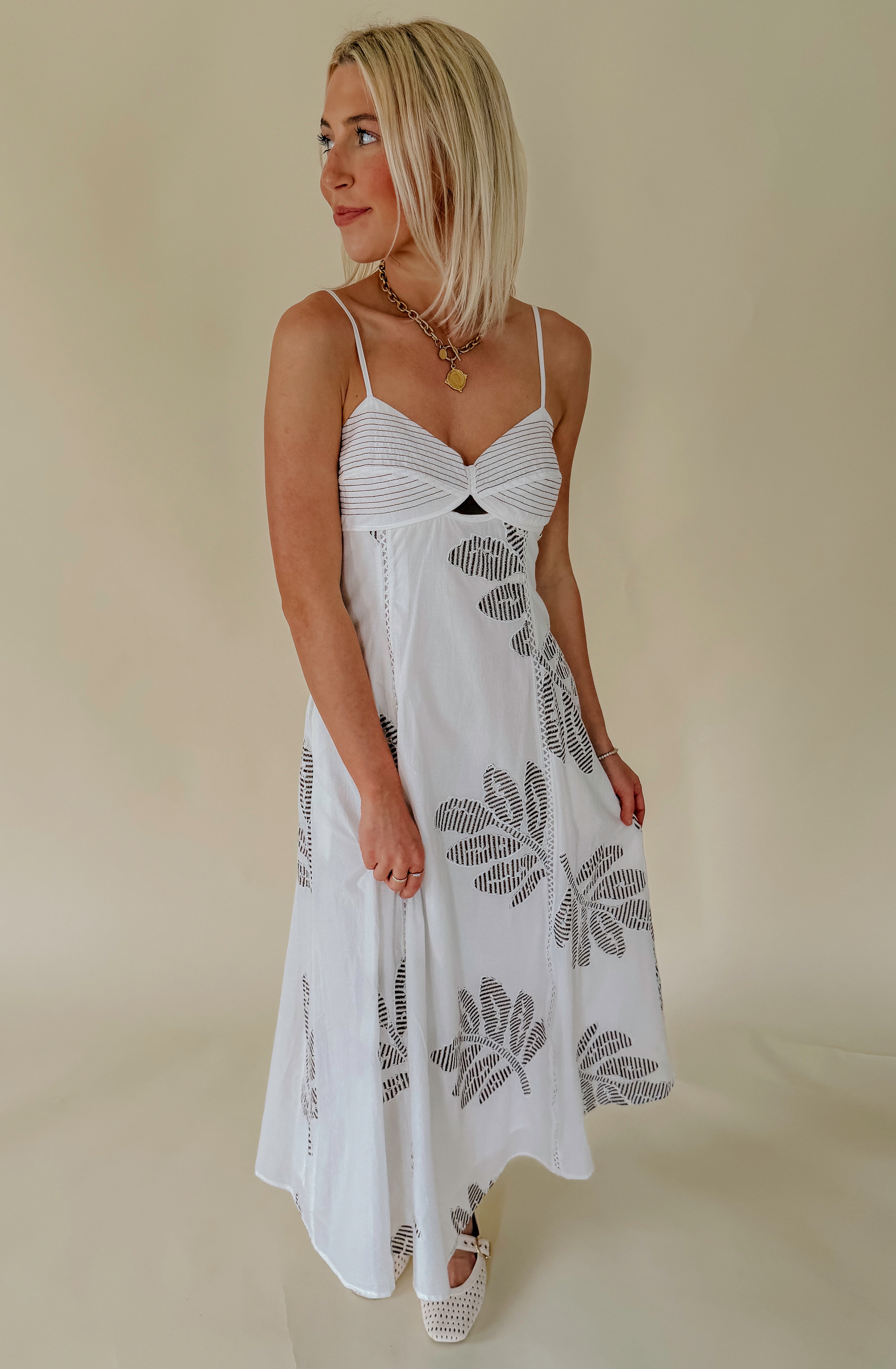 CIEBON BIANCA MIDI DRESS