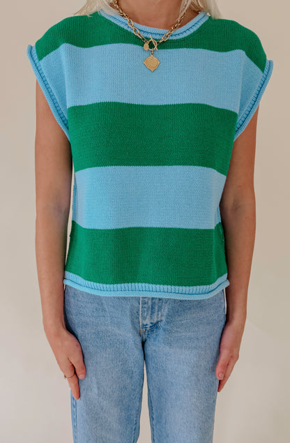 BLOCK IT OUT SWEATER TANK