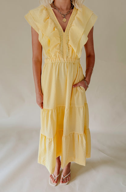SUNSHINE ON A SUNNY DAY MIDI DRESS