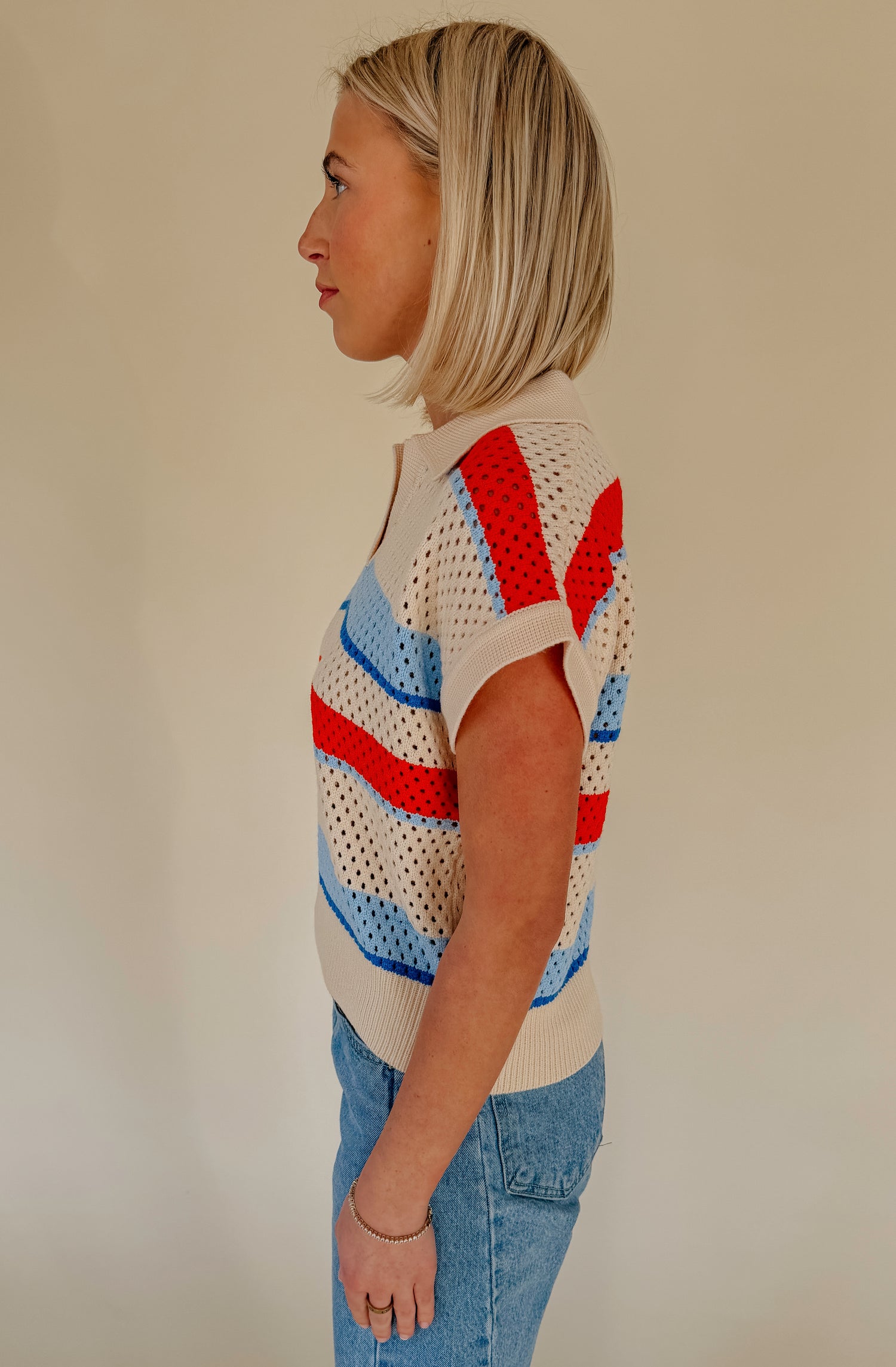 SPARKS FLY OPEN KNIT SWEATER