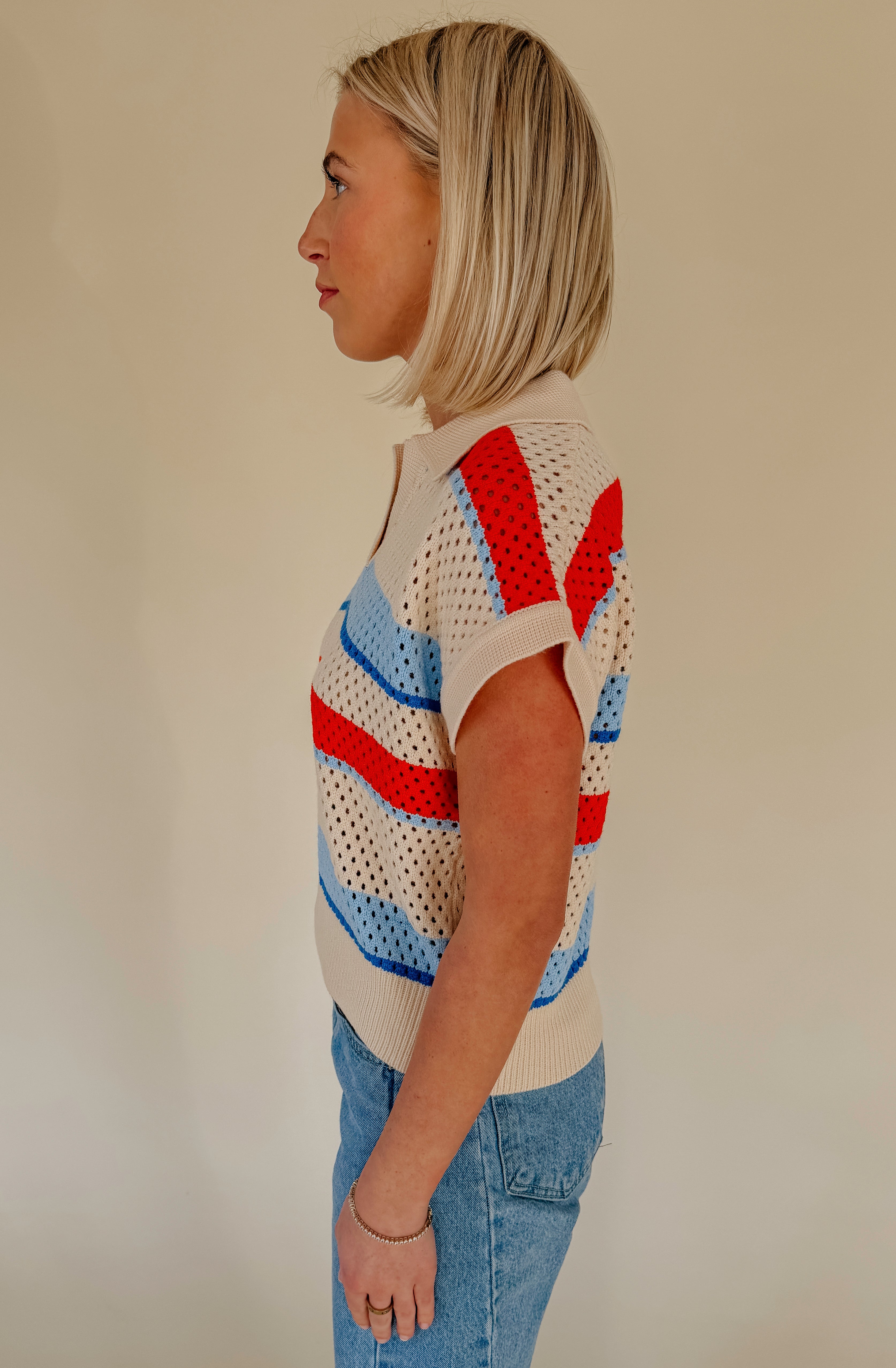 SPARKS FLY OPEN KNIT SWEATER