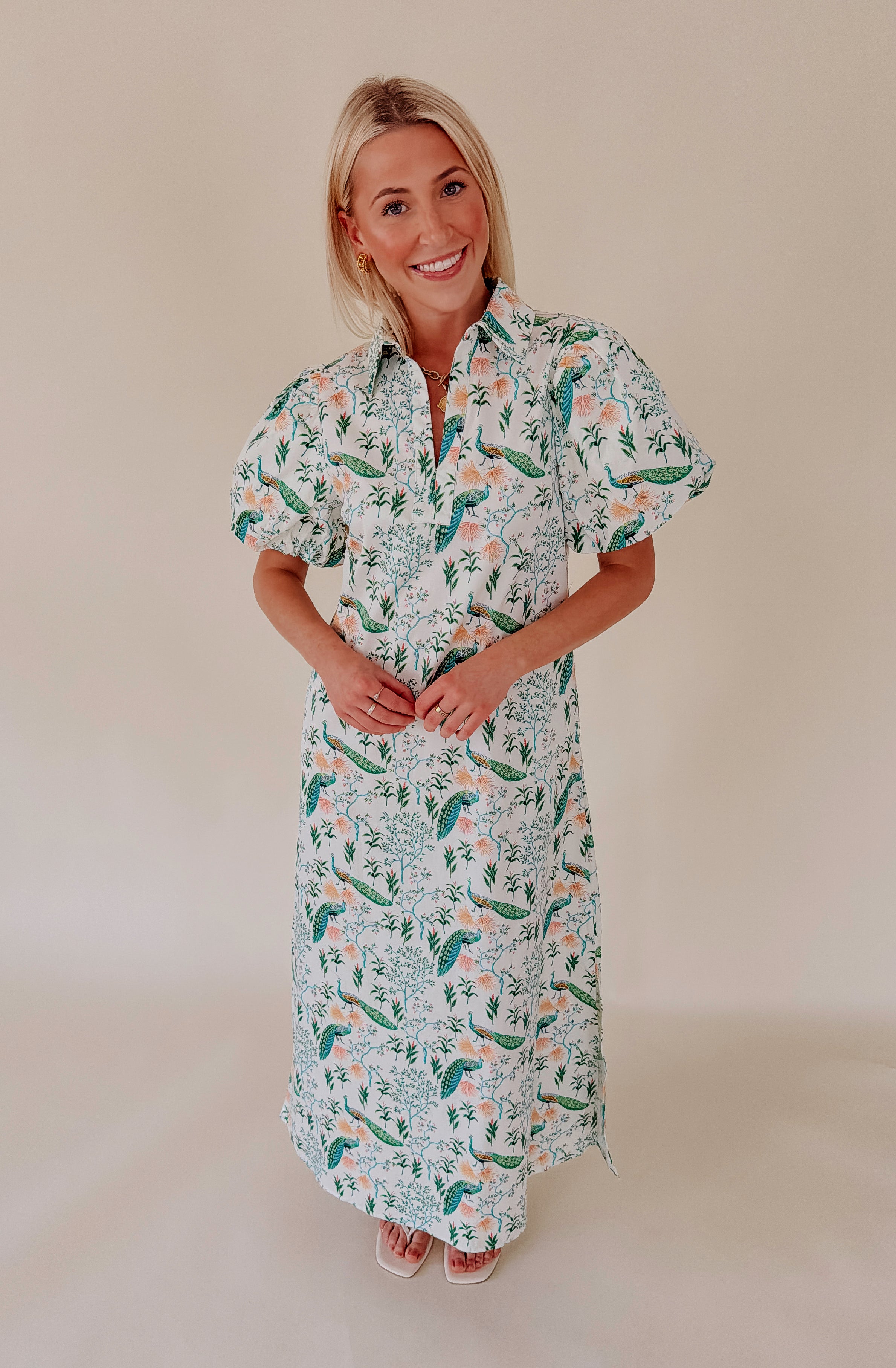 THE CECELIA SHIFT MIDI DRESS
