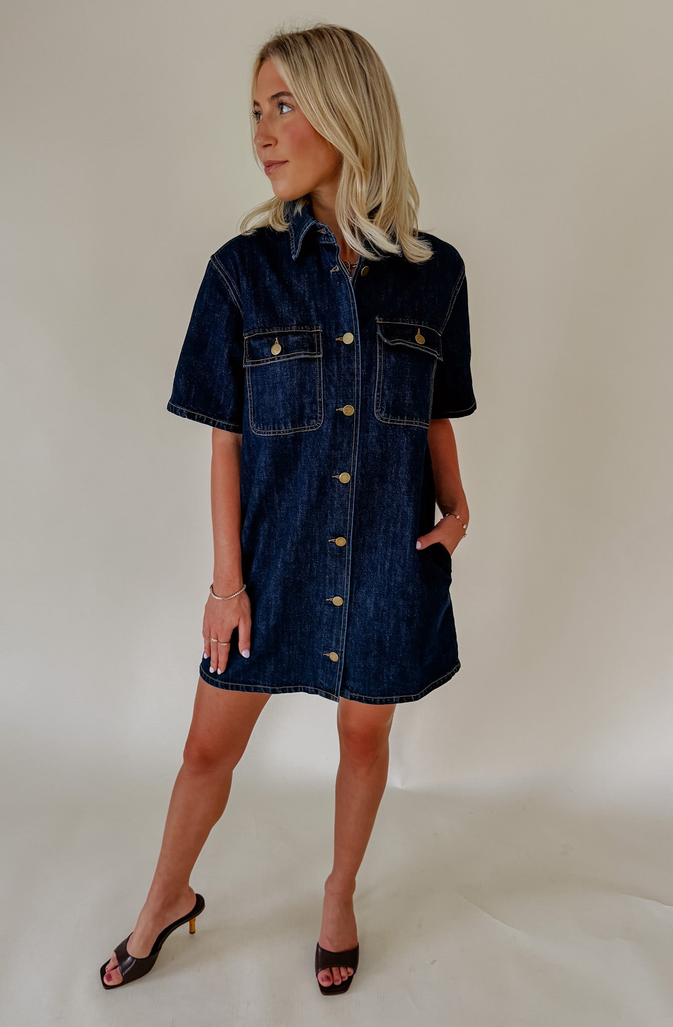 DEMI DENIM DRESS