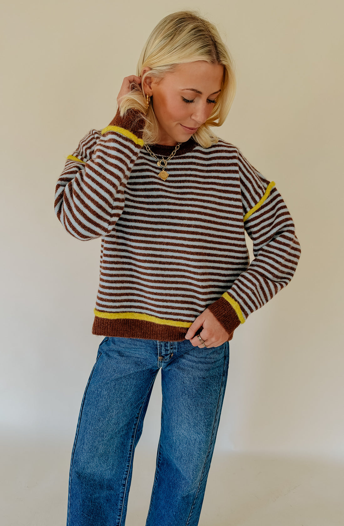 THE PIPER STRIPED SWEATER