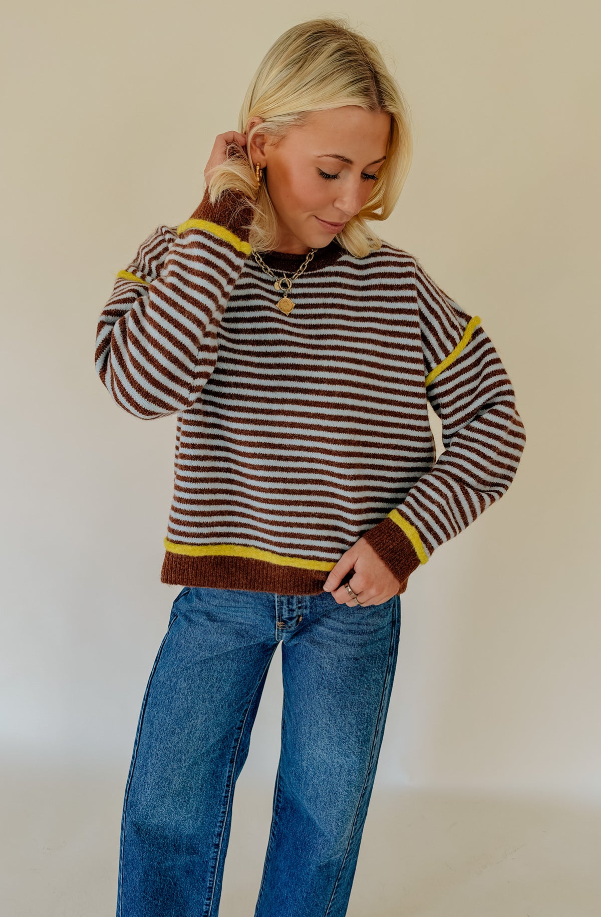 THE PIPER STRIPED SWEATER