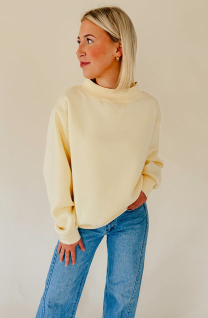 THE PARKER MOCK NECK SWEATSHIRT