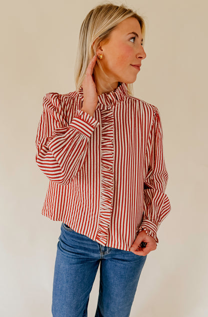MADE FOR YOU STRIPED BLOUSE