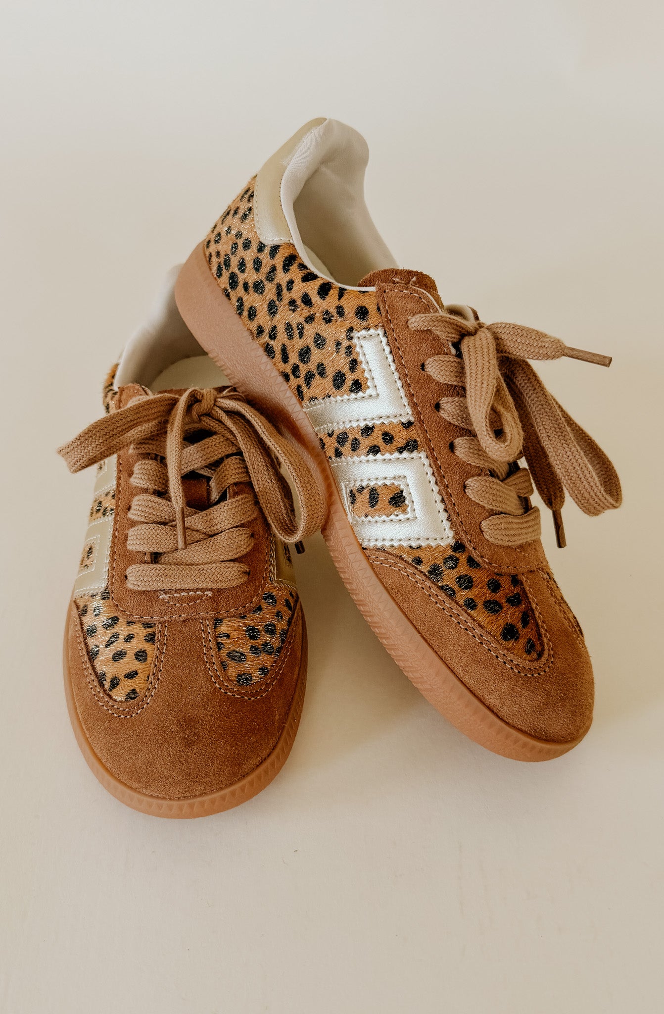 BACK 70 CLOUD SNEAKER IN LEOPARD GOLD