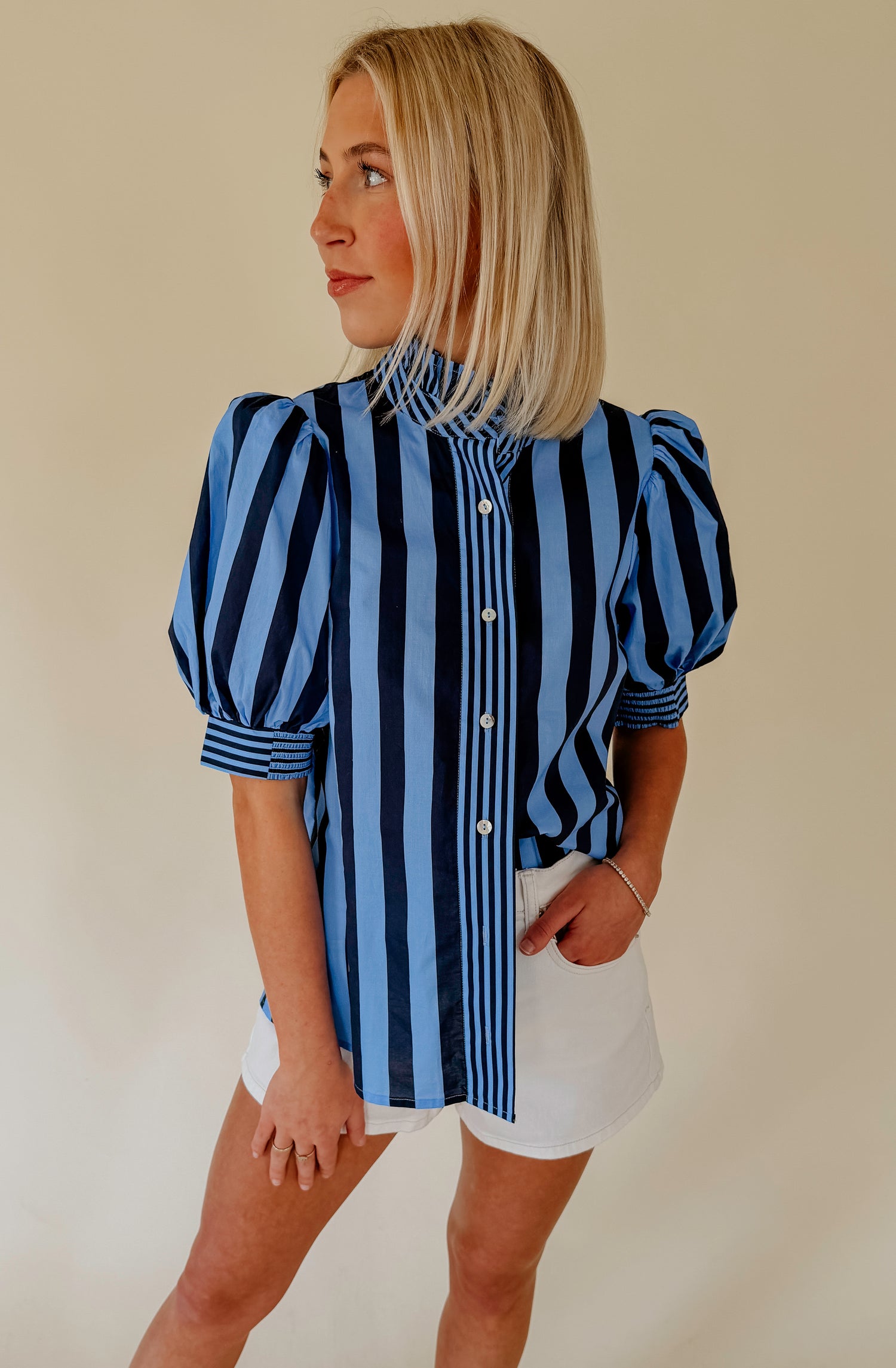 THE HANNAH STRIPED BLOUSE