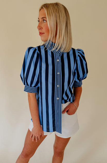 THE HANNAH STRIPED BLOUSE