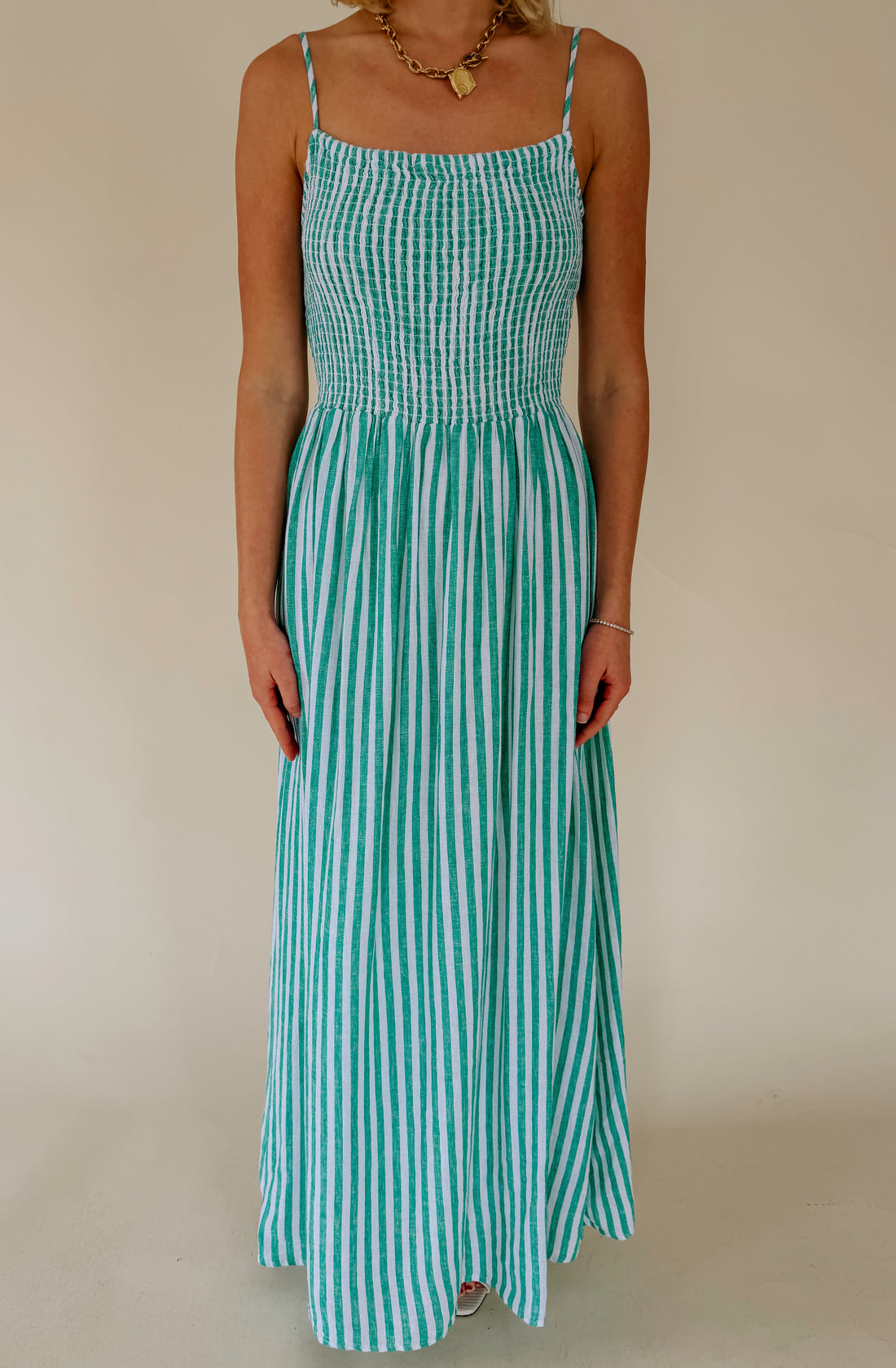 Z SUPPLY BAYSIDE STRIPED MIDI DRESS