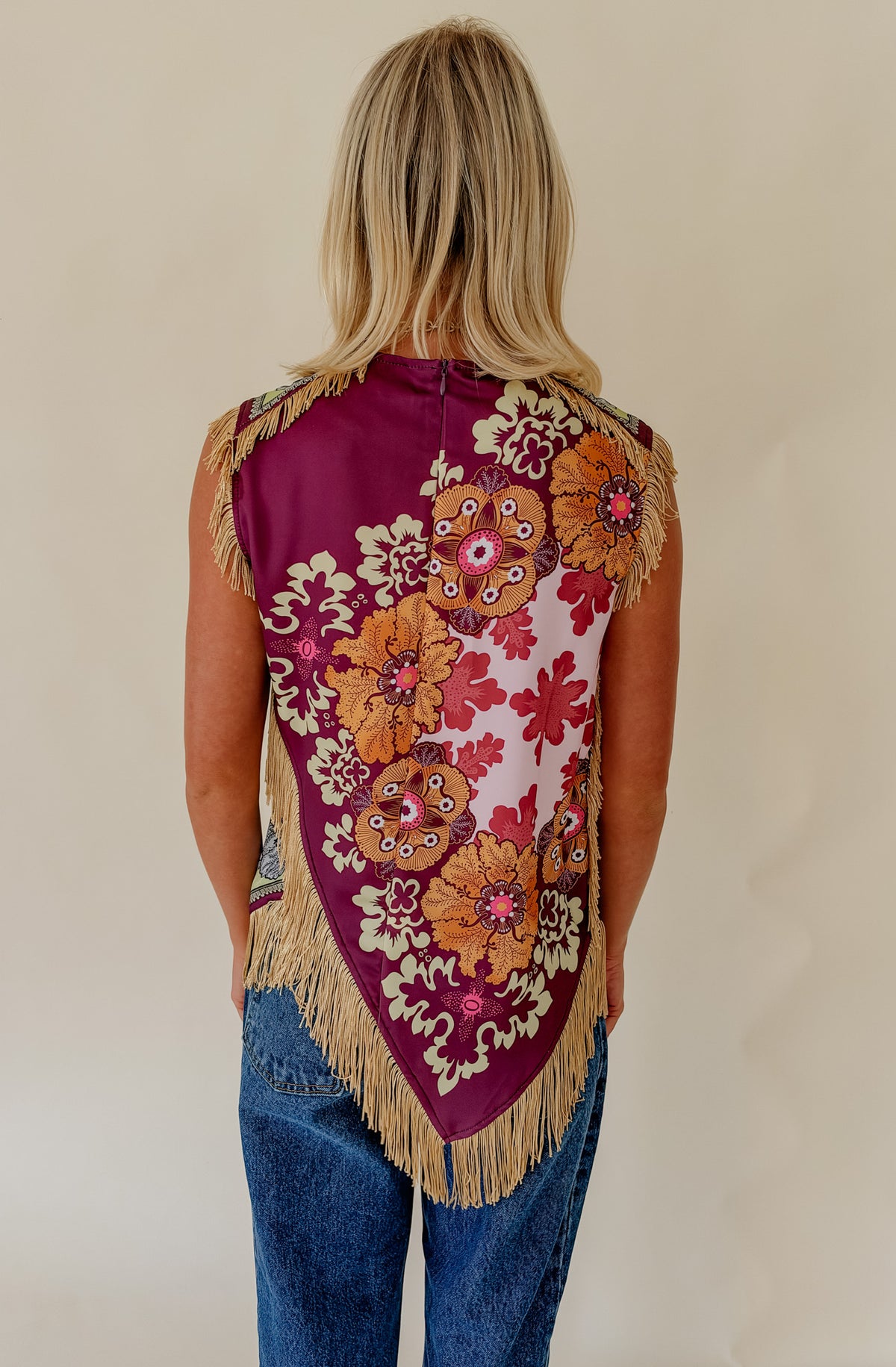 LANGLEY FRINGE TOP