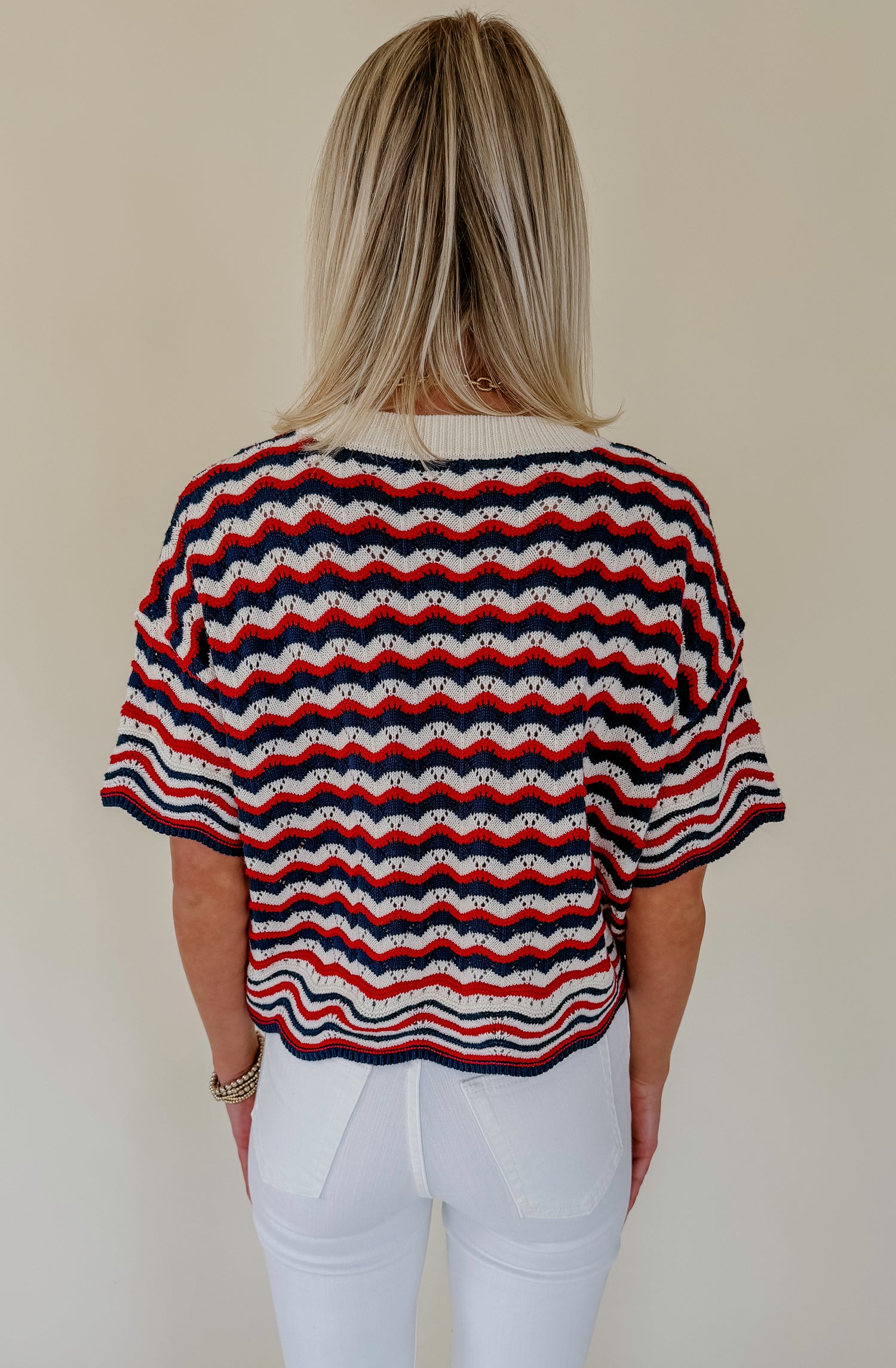 WAVE AFTER WAVE LOOSE KNIT SWEATER