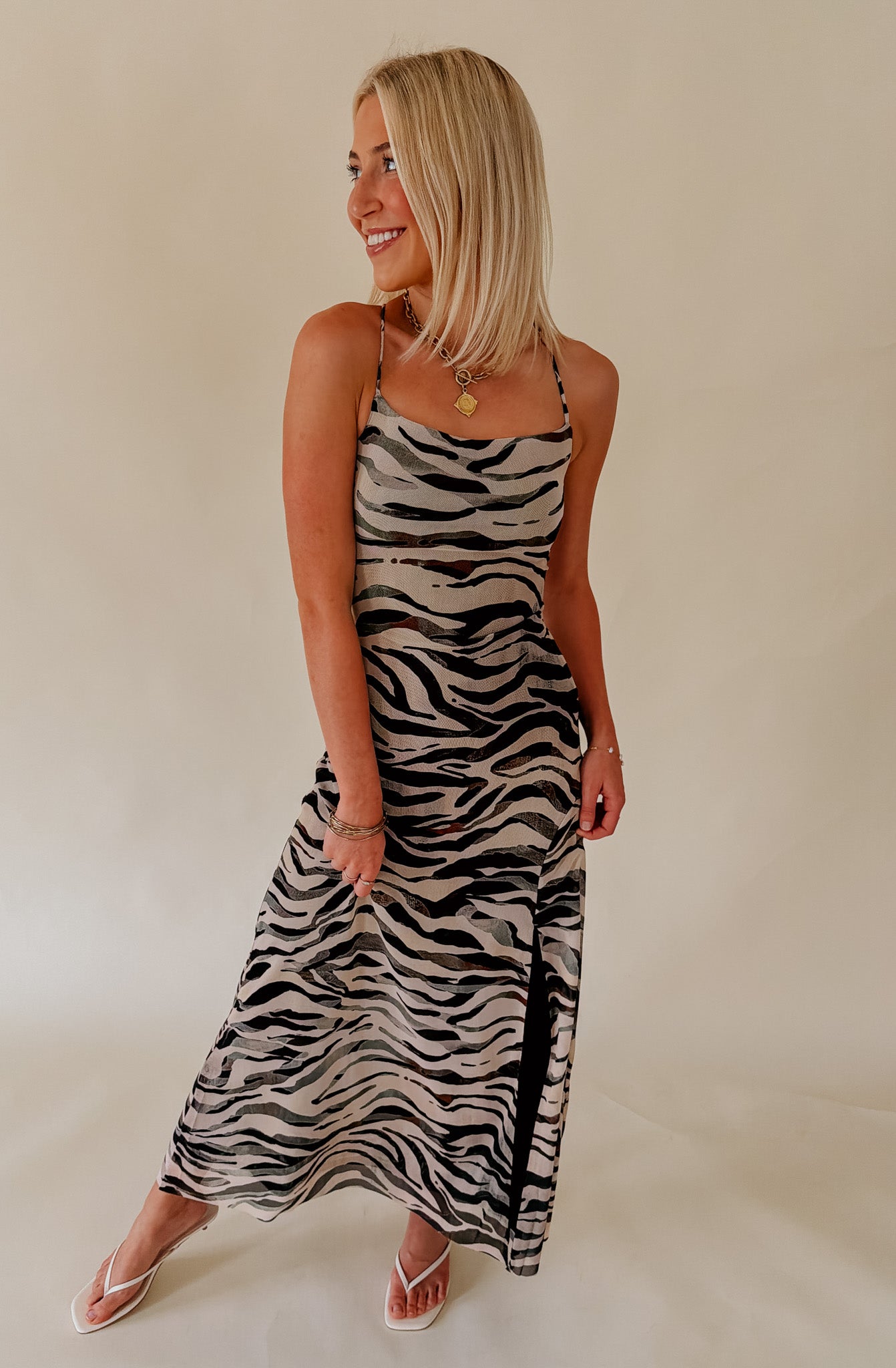 STEVE MADDEN ADELLA MIDI DRESS