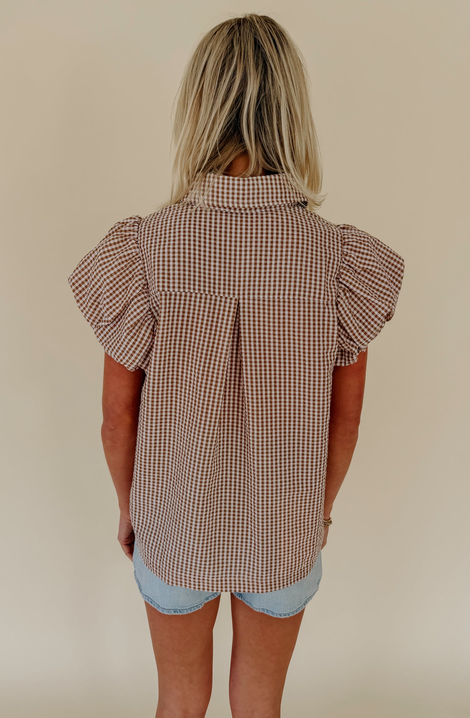 PLOT TWIST BUTTONED BLOUSE