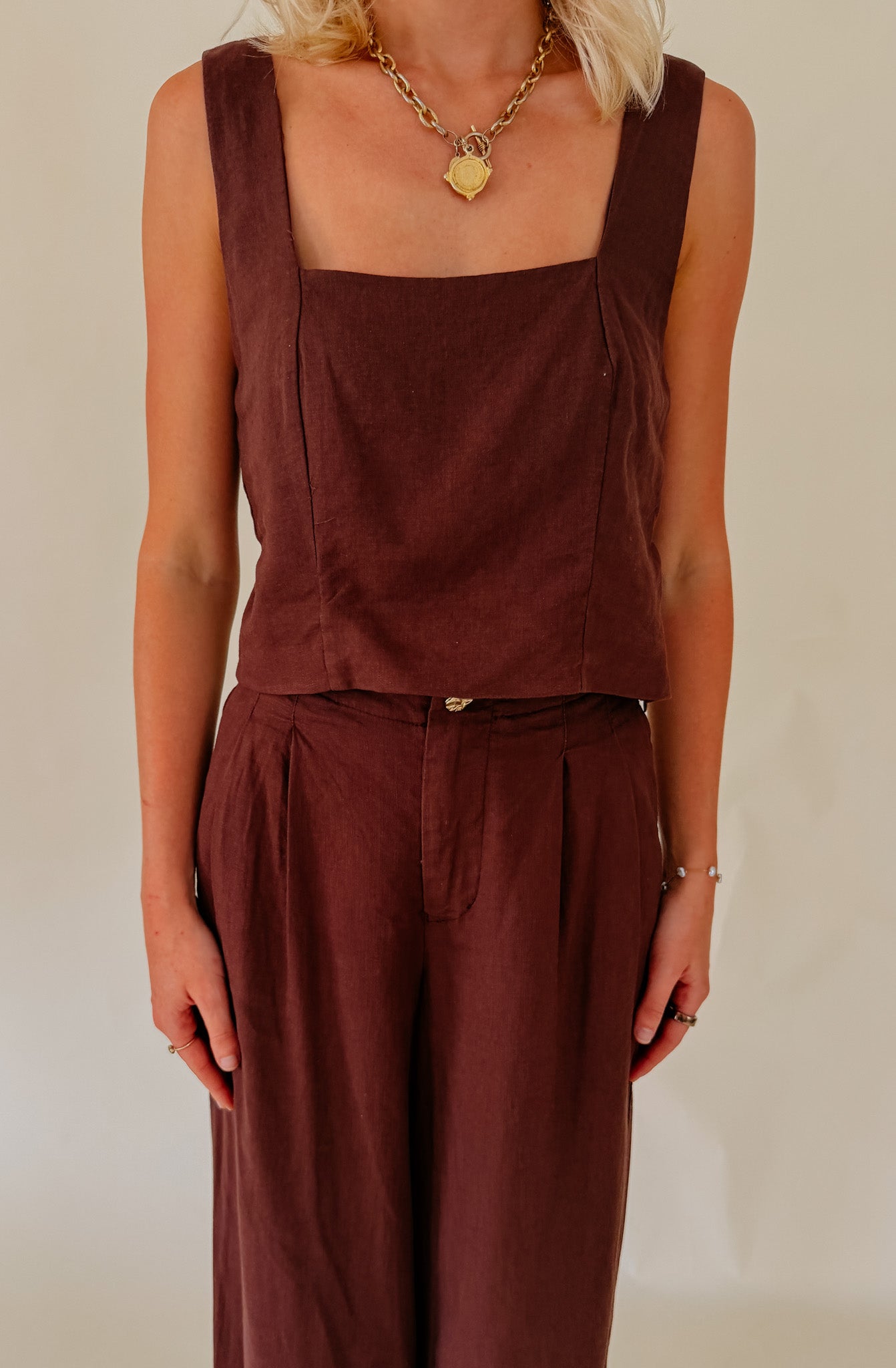 Z SUPPLY MAGNOLIA LINEN TOP