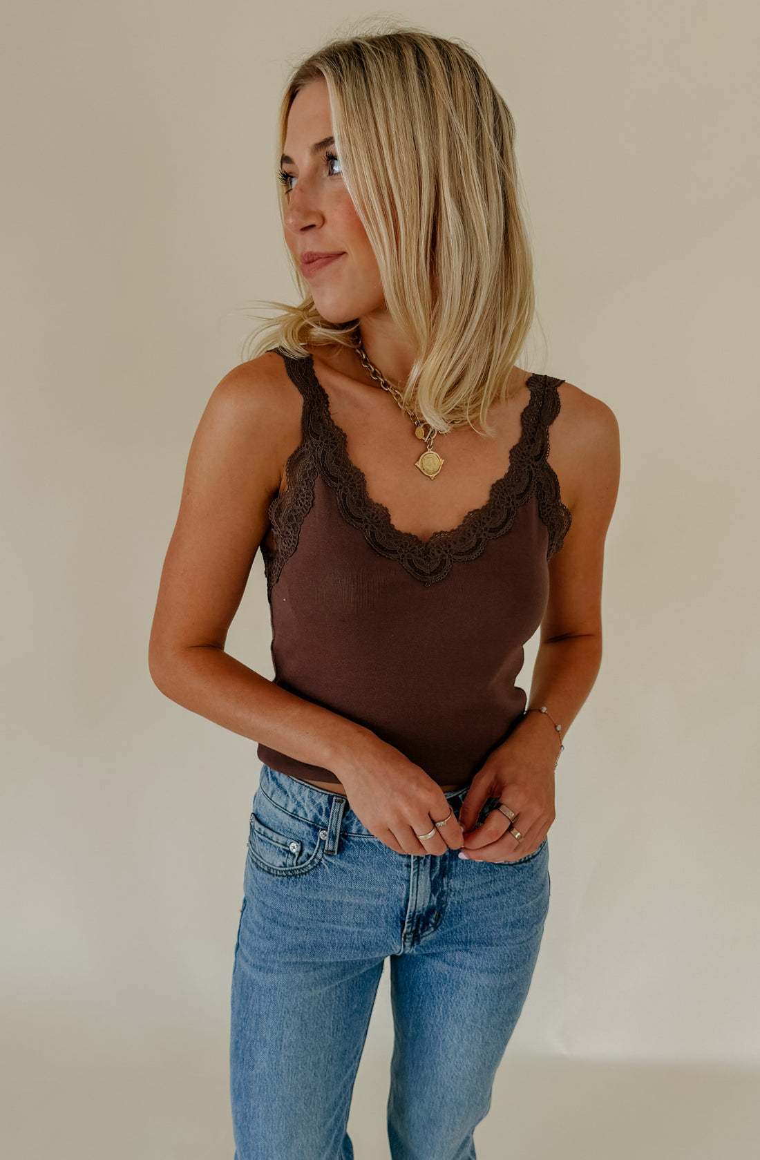 Z SUPPLY EVE LACE TANK
