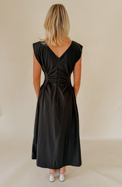 THE LITTLE BLACK MIDI DRESS