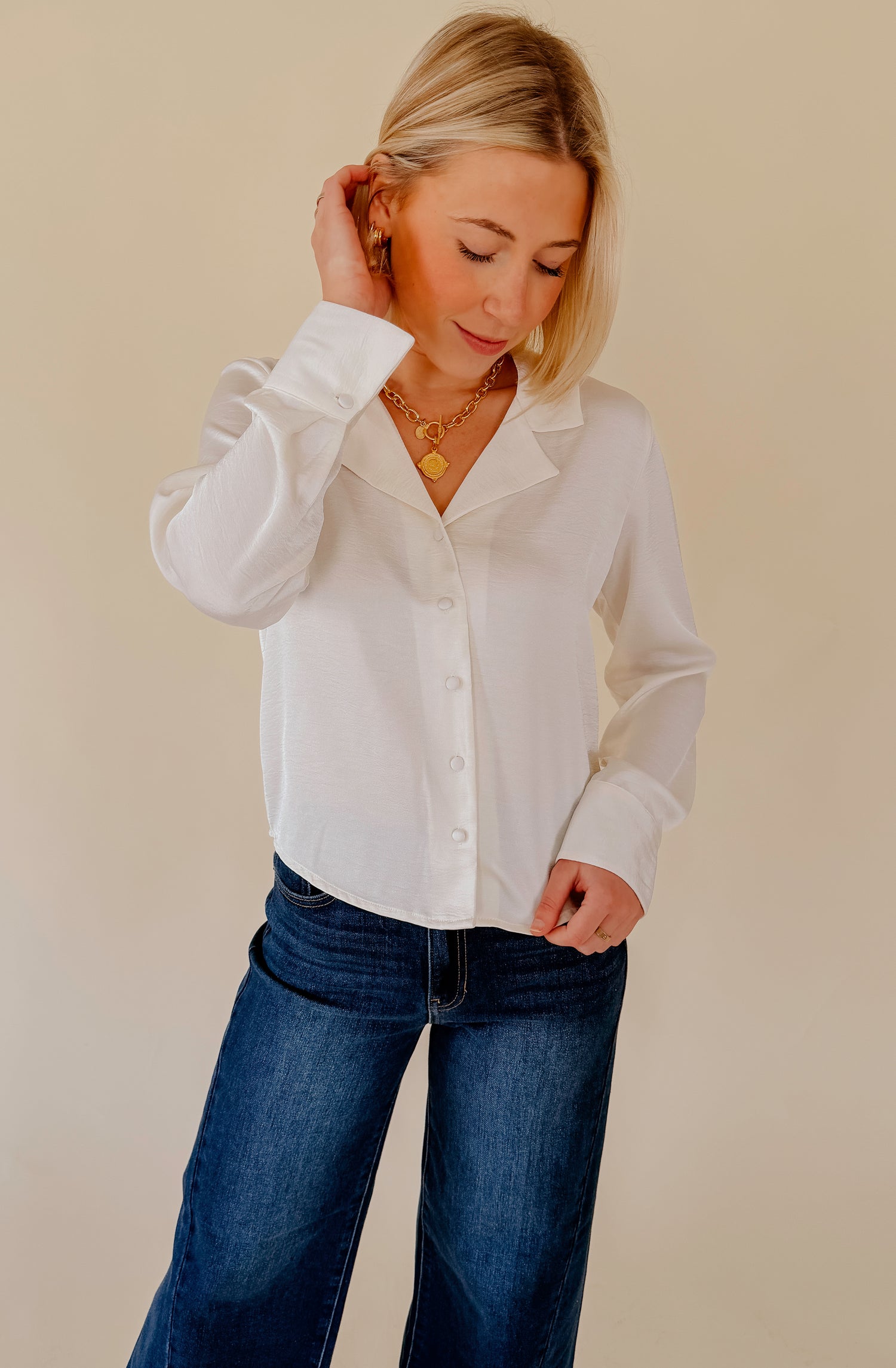 Z SUPPLY ANA SATIN TOP