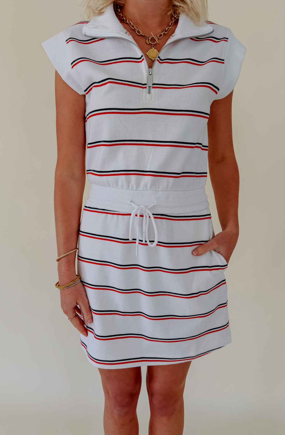 Z SUPPLY STRIPED CLUB DRESS