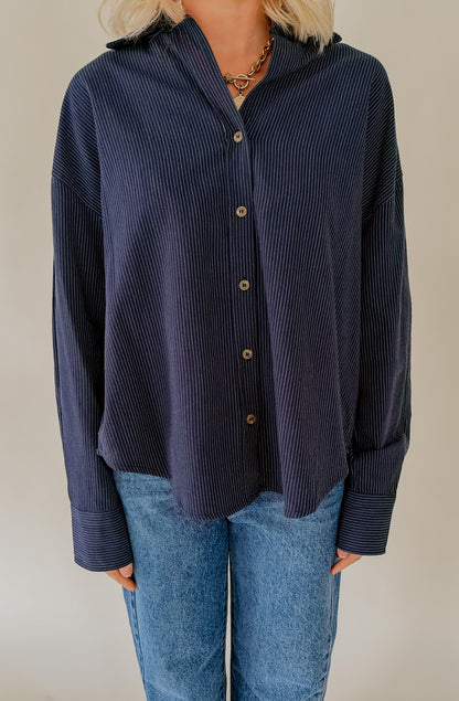 ON THE REGULAR STRIPED BUTTON DOWN