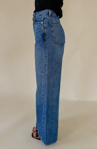 Z SUPPLY THE HEAD TURNER HIGH RISE WIDE LEG DENIM