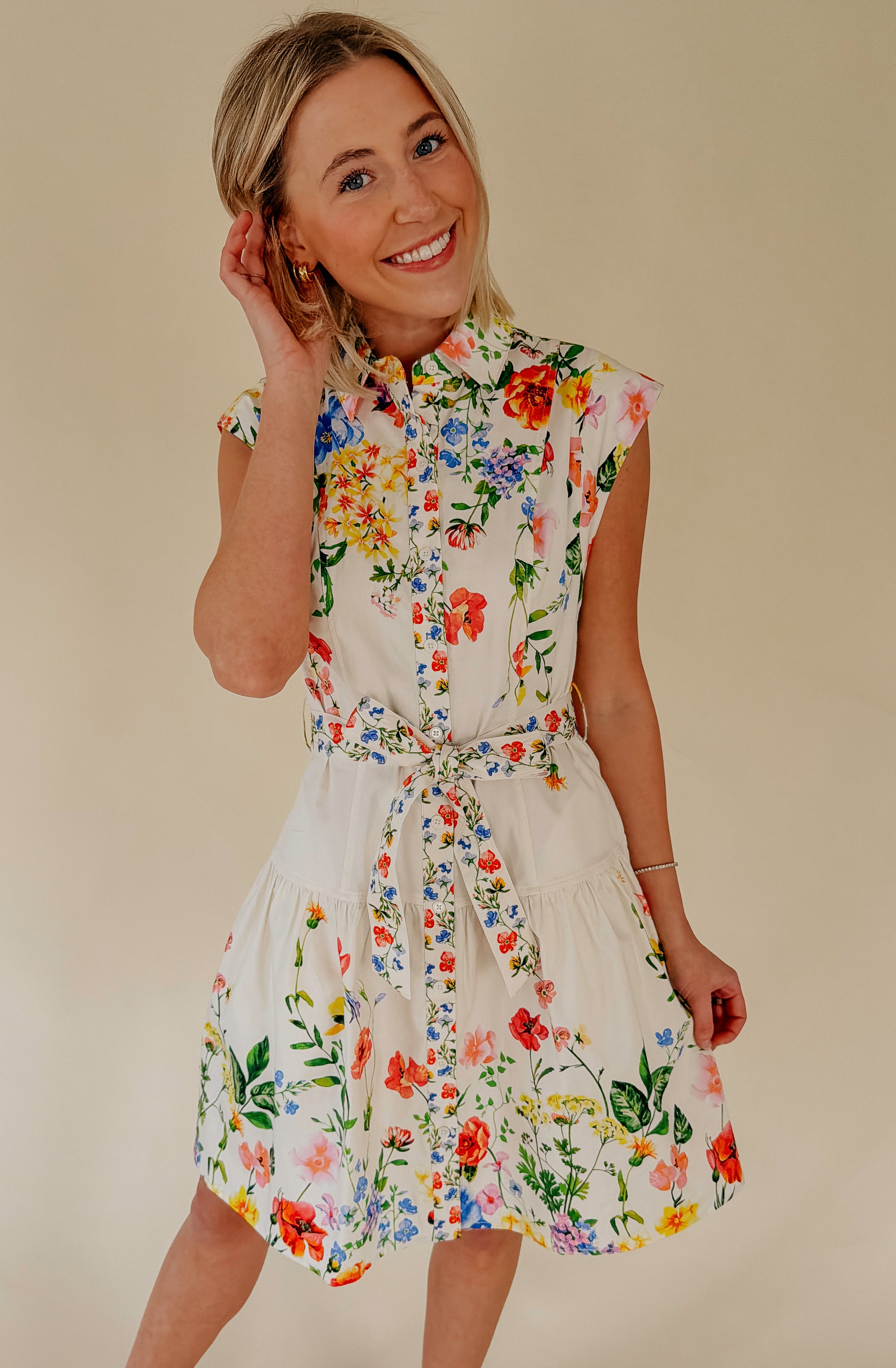 THE LAUREN BUTTONED DRESS