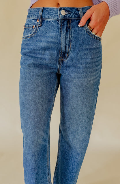 Z SUPPLY OFF DUTY BOWED ANKLE DENIM