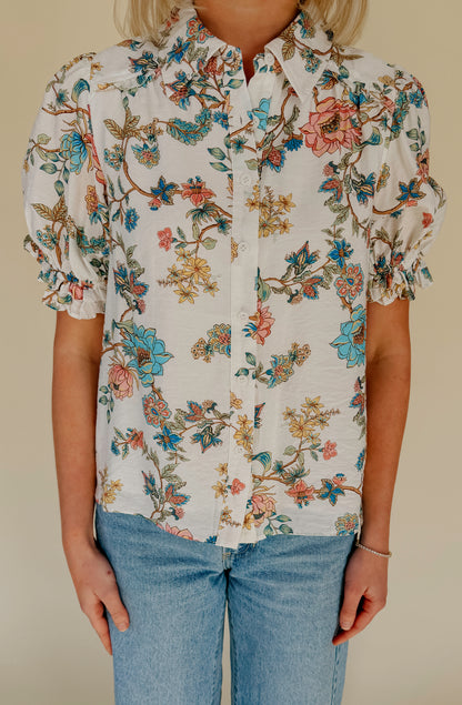 THE LYDIA FLORAL BLOUSE