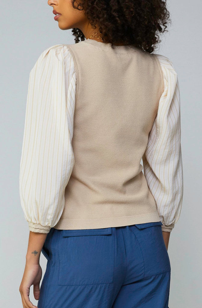 TIME CHANGE ROUND NECK SWEATER