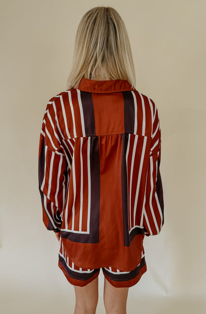 PATTERNS RELAXED BLOUSE