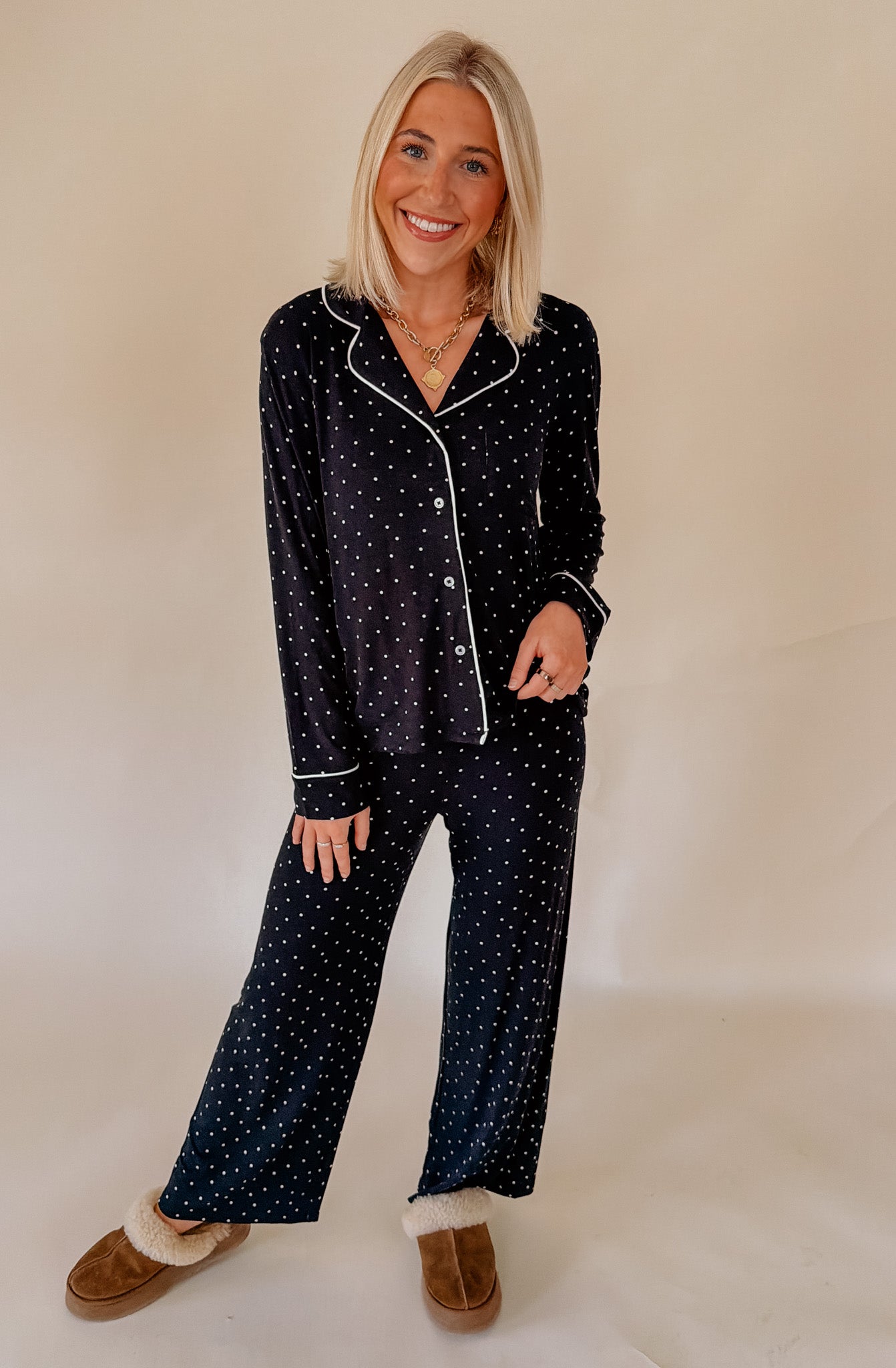 Z SUPPLY LUXE DOT PJ TOP