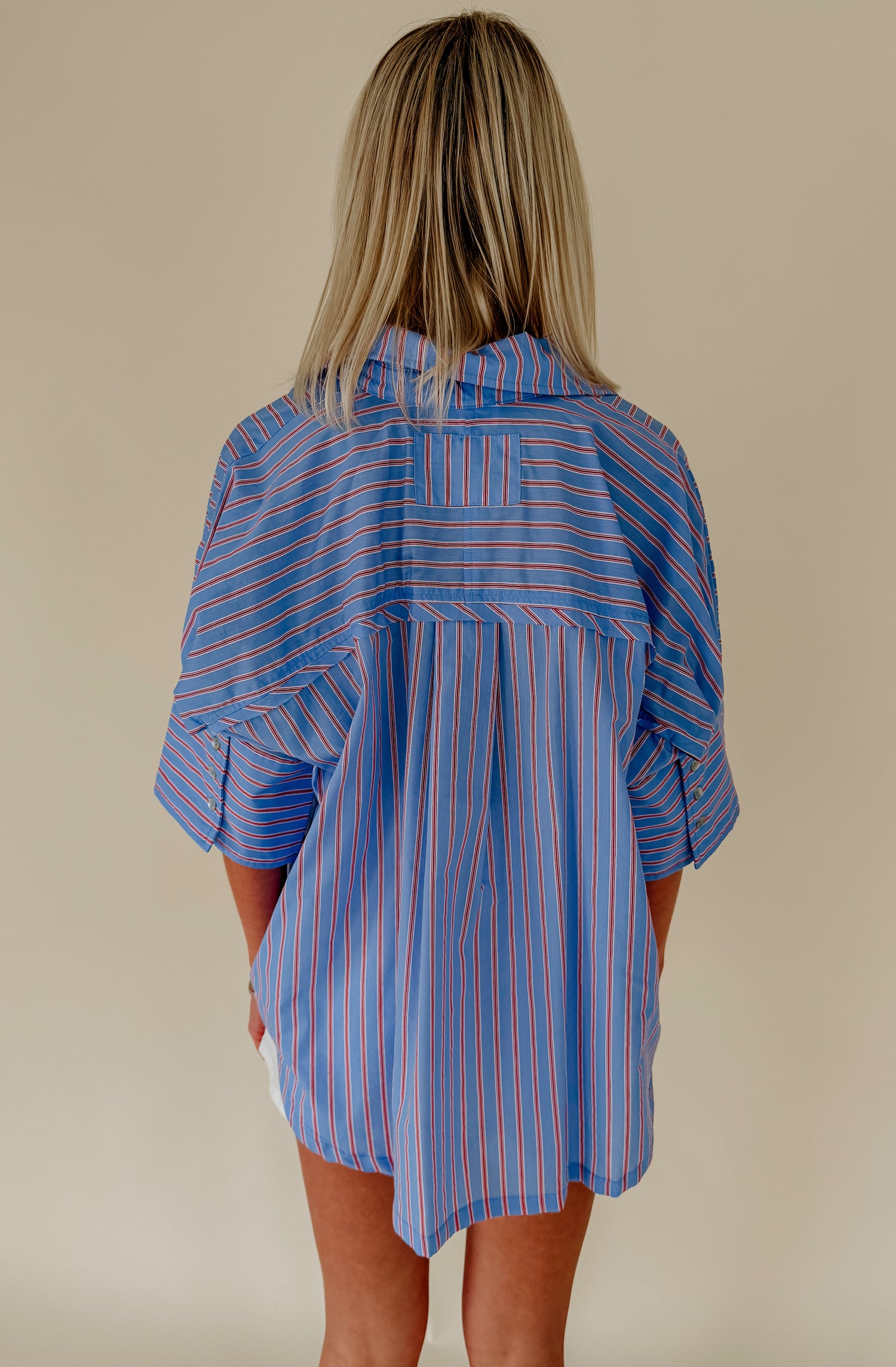 LOOKING FORWARD BUTTONED BLOUSE