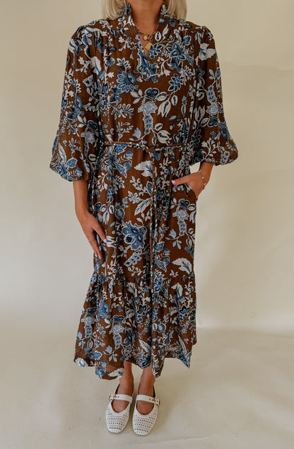 THE WILLOW BELTED MIDI DRESS