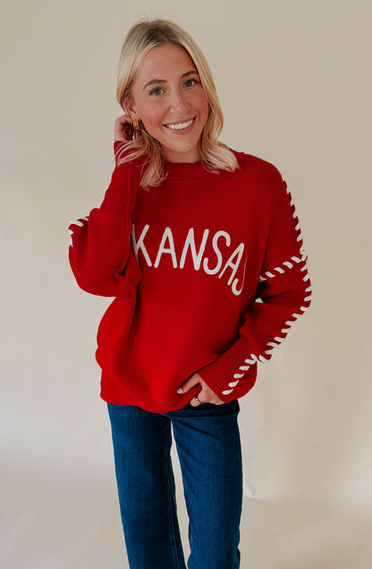 ARKANSAS WHIP STITCH SWEATER