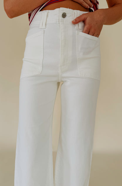 DAZE VALLEY GIRL HIGH RISE PATCH POCKET DENIM