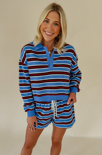 Z SUPPLY LOW KEY STRIPE HENLEY